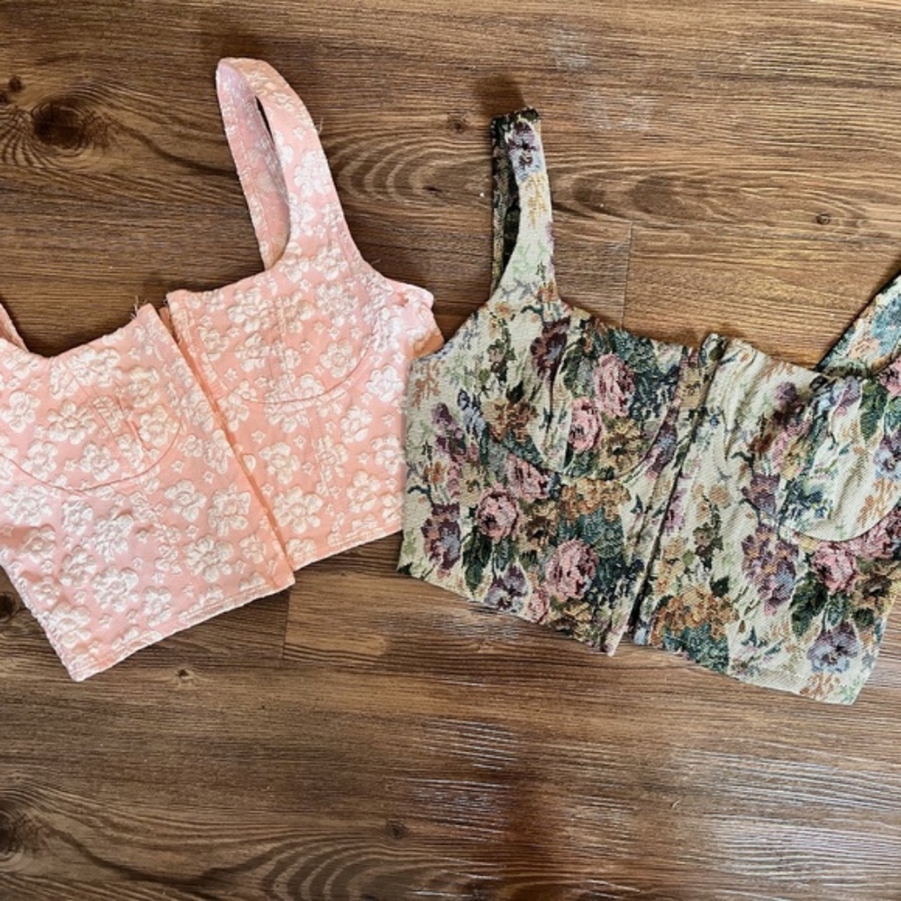 Set of 2 Adorable Corsets - Size Small